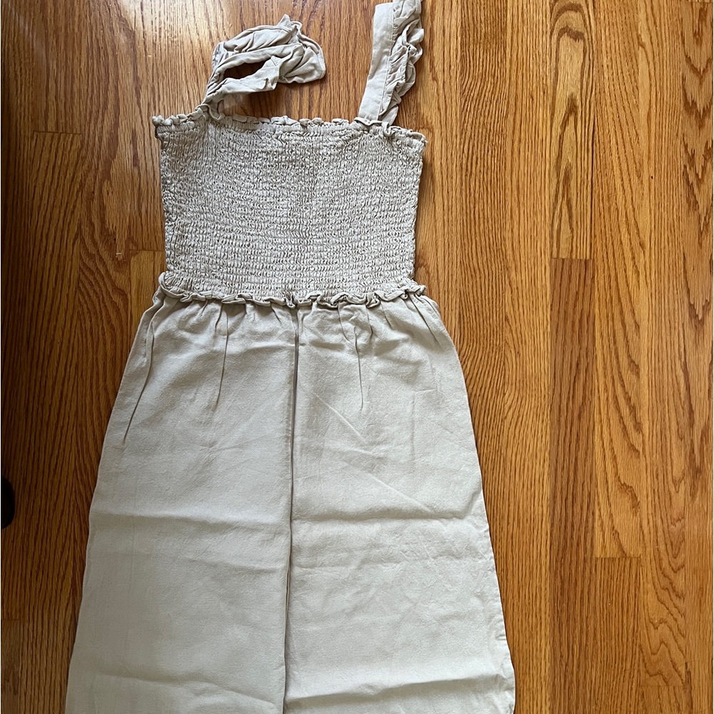 Linen Wide Leg Jumpsuit